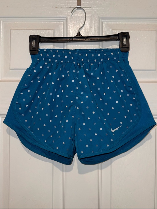 Nike Pants - Nike Teal Blue Polka Dot Athletic Shorts. Size XS